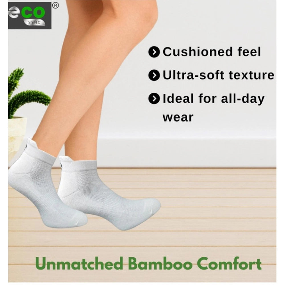 Amfyn 4_Pair Set Unisex Casual Cotton Printed Ankle Length Socks (Multicolor)