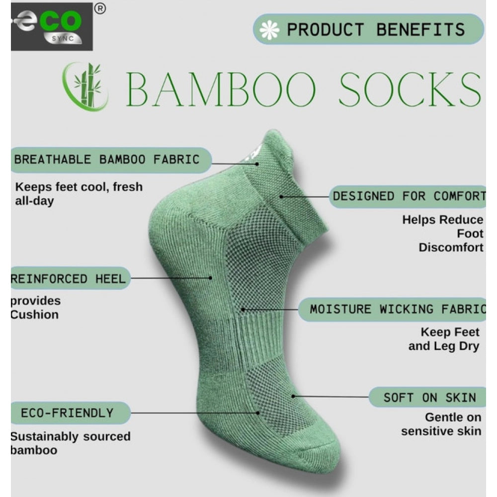 Amfyn  4_Pair Set Unisex Casual Cotton Printed Ankle Length Socks (Multicolor)