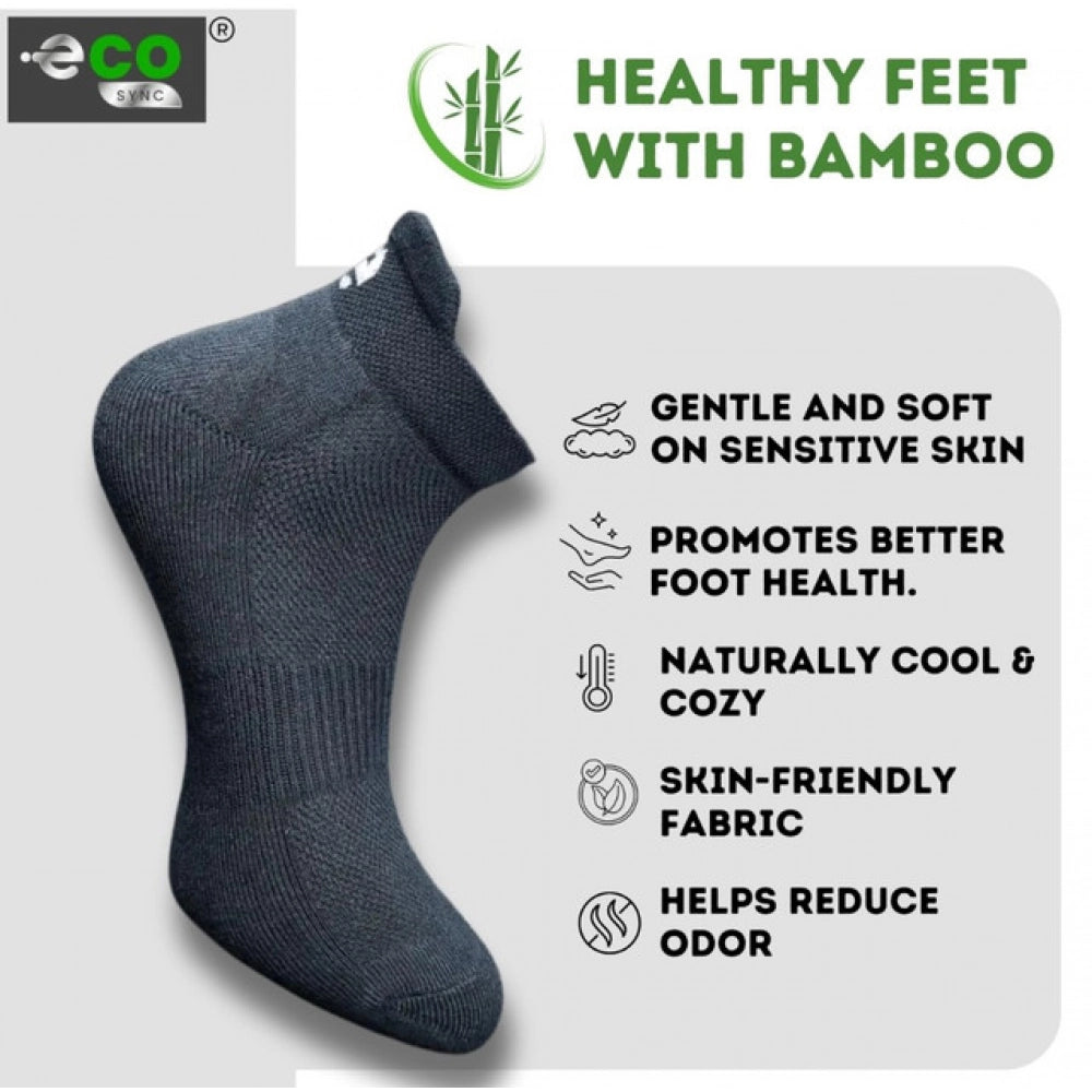 Amfyn  4_Pair Set Unisex Casual Cotton Printed Ankle Length Socks (Multicolor)