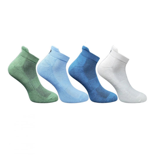 Amfyn  4_Pair Set Unisex Casual Cotton Printed Ankle Length Socks (Multicolor)