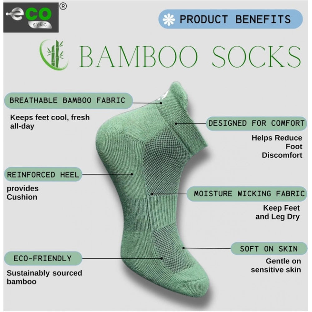 Amfyn  4_Pair Set Unisex Casual Cotton Printed Ankle Length Socks (Multicolor)