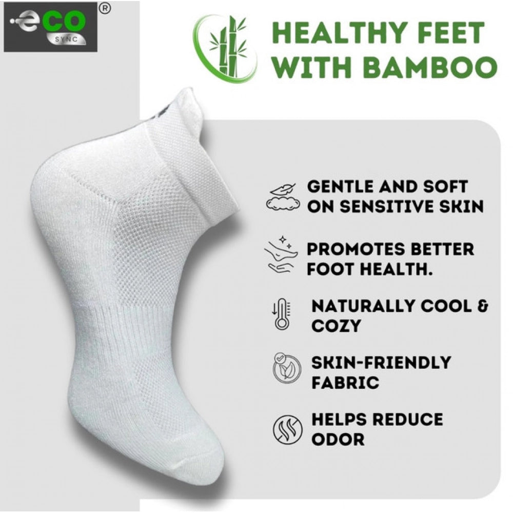 Amfyn  4_Pair Set Unisex Casual Cotton Printed Ankle Length Socks (Multicolor)