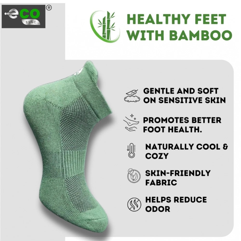 Amfyn  4_Pair Set Unisex Casual Cotton Printed Ankle Length Socks (Multicolor)