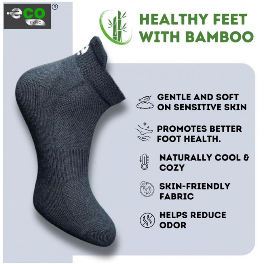 Amfyn  4_Pair Set Unisex Casual Cotton Printed Ankle Length Socks (Multicolor)