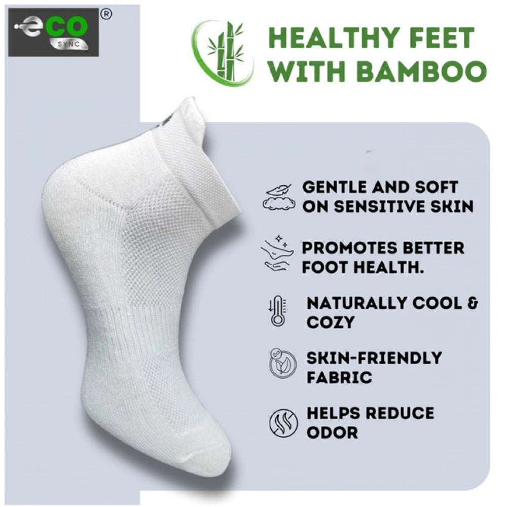 Amfyn  4_Pair Set Unisex Casual Cotton Printed Ankle Length Socks (Multicolor)