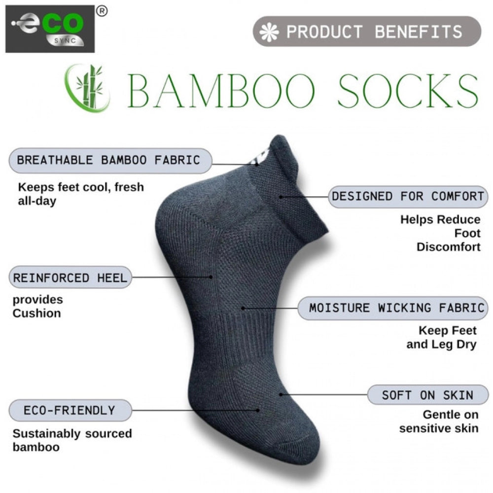 Amfyn  4_Pair Set Unisex Casual Cotton Printed Ankle Length Socks (Multicolor)