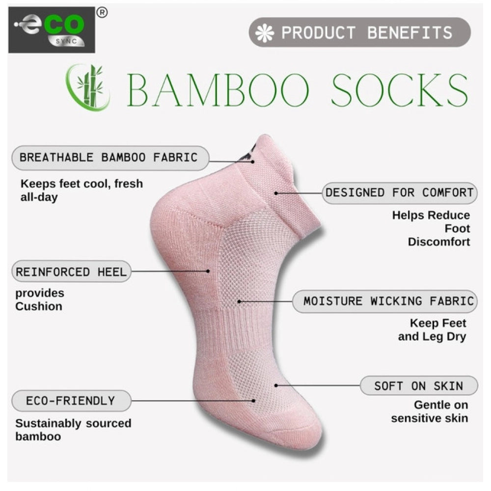 Amfyn  4_Pair Set Unisex Casual Cotton Printed Ankle Length Socks (Multicolor)