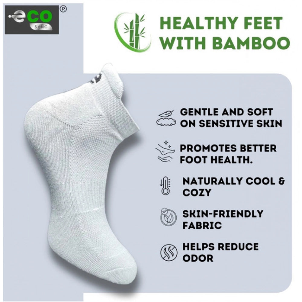 Amfyn  4_Pair Set Unisex Casual Cotton Printed Ankle Length Socks (Multicolor)