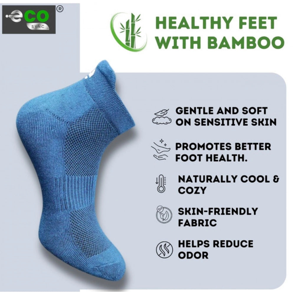 Amfyn  4_Pair Set Unisex Casual Cotton Printed Ankle Length Socks (Multicolor)