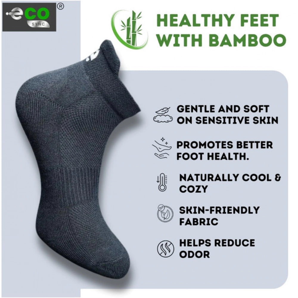 Amfyn  4_Pair Set Unisex Casual Cotton Printed Ankle Length Socks (Multicolor)