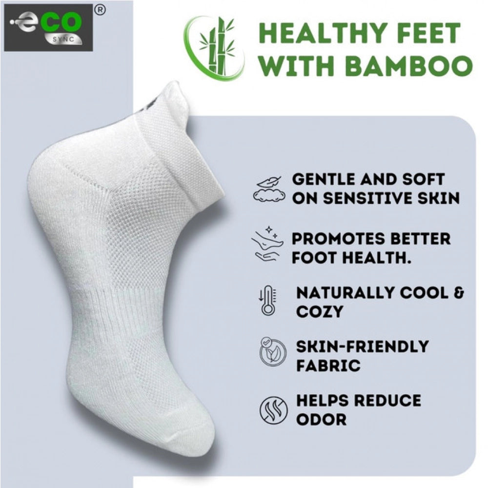 Amfyn  4_Pair Set Unisex Casual Cotton Printed Ankle Length Socks (Multicolor)