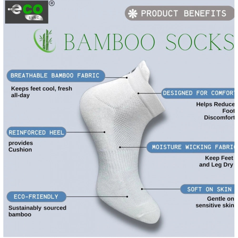 Amfyn 4_Pair Set Unisex Casual Cotton Printed Ankle Length Socks (Multicolor)