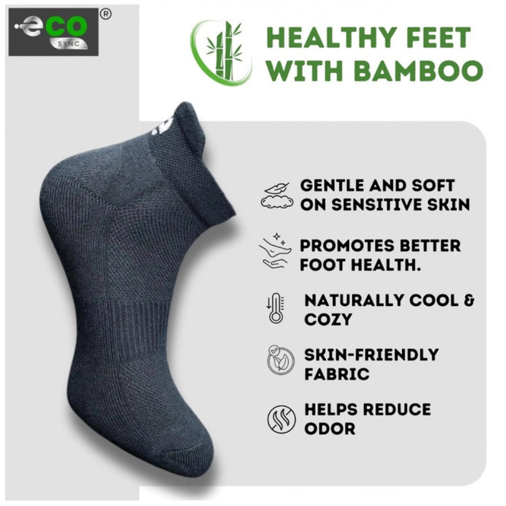 Amfyn 4_Pair Set Unisex Casual Cotton Printed Ankle Length Socks (Multicolor)