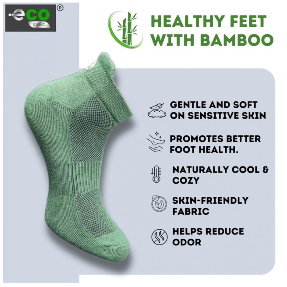 Amfyn 4_Pair Set Unisex Casual Cotton Printed Ankle Length Socks (Multicolor)
