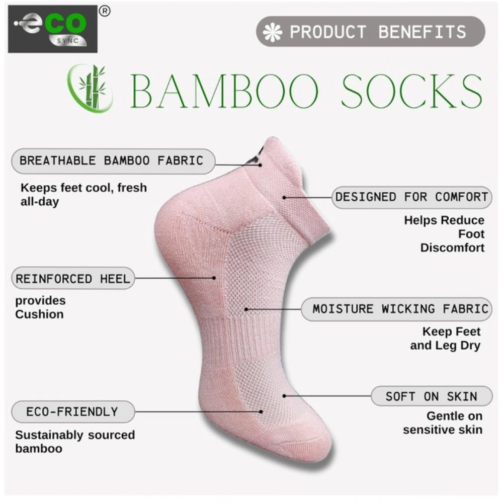 Amfyn 4_Pair Set Unisex Casual Cotton Printed Ankle Length Socks (Multicolor)