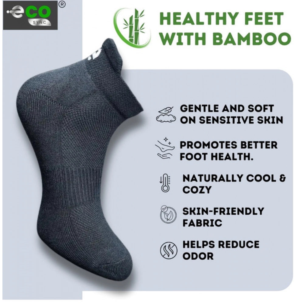 Amfyn 4_Pair Set Unisex Casual Cotton Printed Ankle Length Socks (Multicolor)