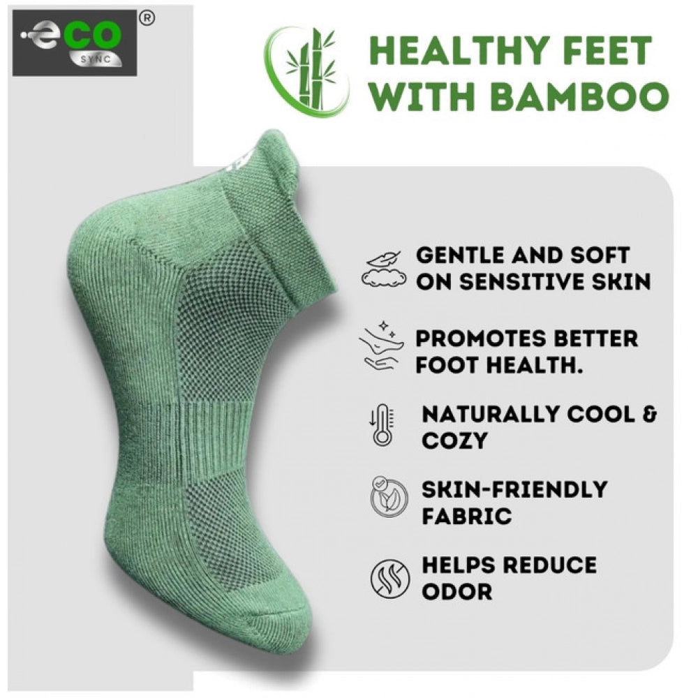 Amfyn 4_Pair Set Unisex Casual Cotton Printed Ankle Length Socks (Multicolor)