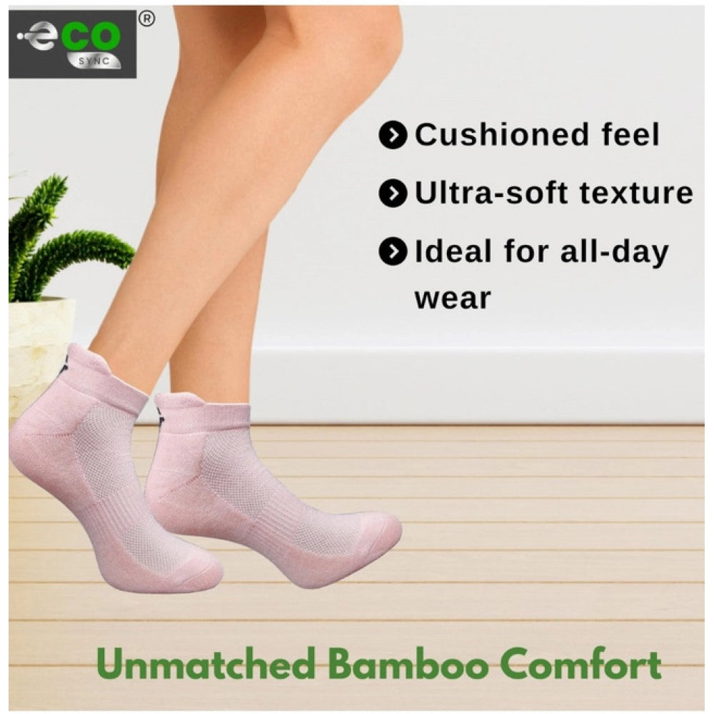 Amfyn 4_Pair Set Unisex Casual Cotton Printed Ankle Length Socks (Multicolor)