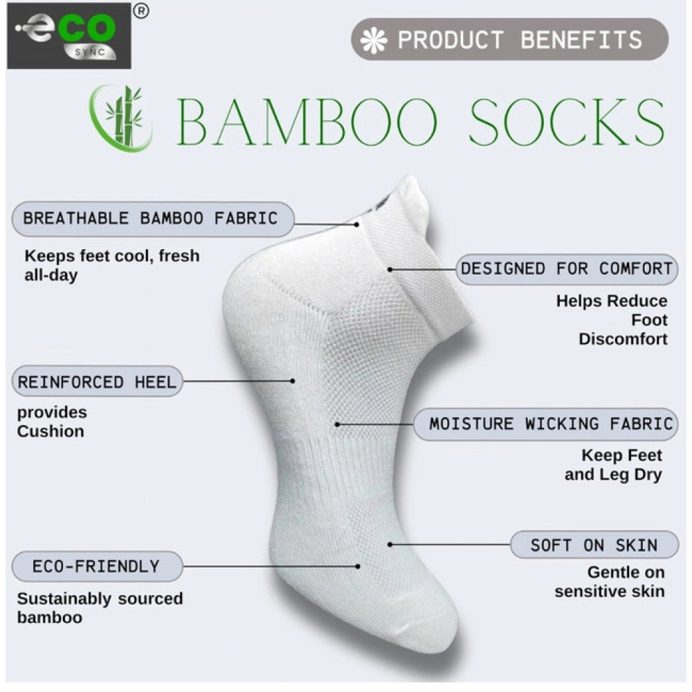 Amfyn 4_Pair Set Unisex Casual Cotton Printed Ankle Length Socks (Multicolor)