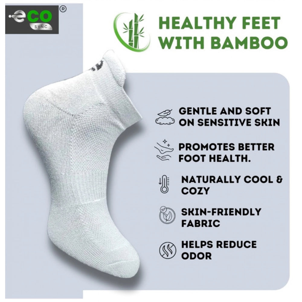 Amfyn 4_Pair Set Unisex Casual Cotton Printed Ankle Length Socks (Multicolor)