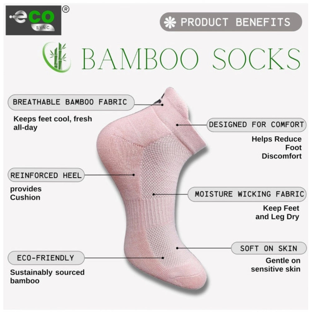 Amfyn  4_Pair Set Unisex Casual Cotton Printed Ankle Length Socks (Multicolor)