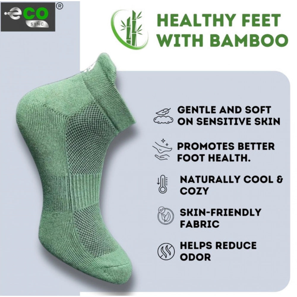 Amfyn  4_Pair Set Unisex Casual Cotton Printed Ankle Length Socks (Multicolor)