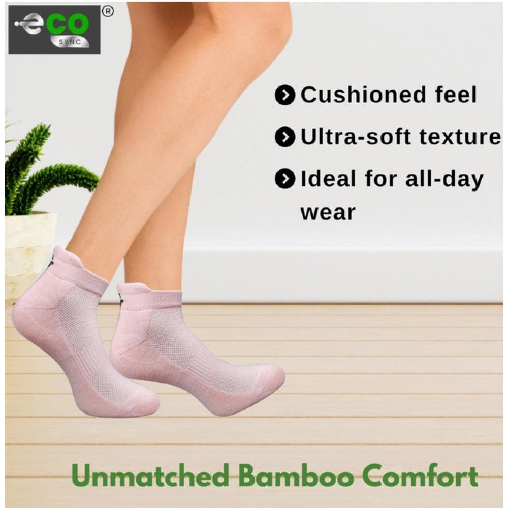 Amfyn  4_Pair Set Unisex Casual Cotton Printed Ankle Length Socks (Multicolor)