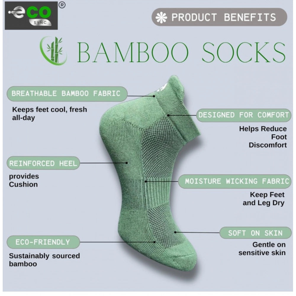 Amfyn  4_Pair Set Unisex Casual Cotton Printed Ankle Length Socks (Multicolor)