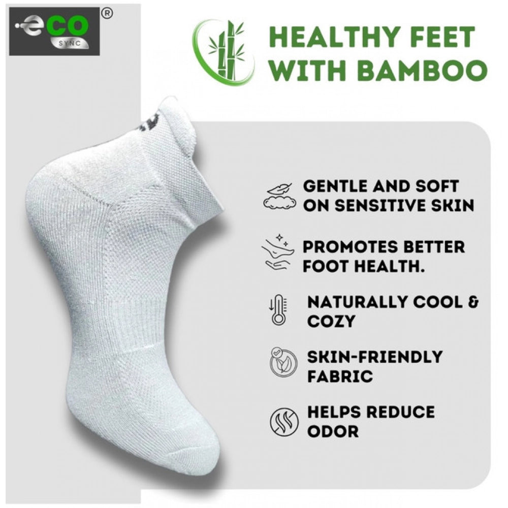 Amfyn  4_Pair Set Unisex Casual Cotton Printed Ankle Length Socks (Multicolor)