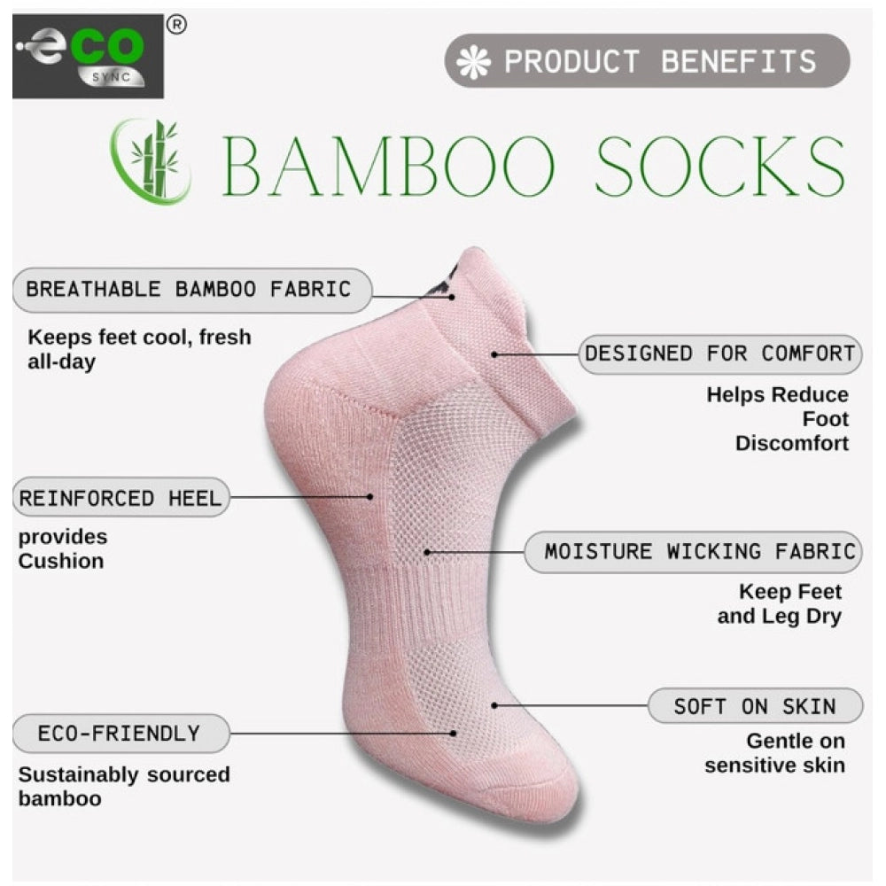 Amfyn  4_Pair Set Unisex Casual Cotton Printed Ankle Length Socks (Multicolor)