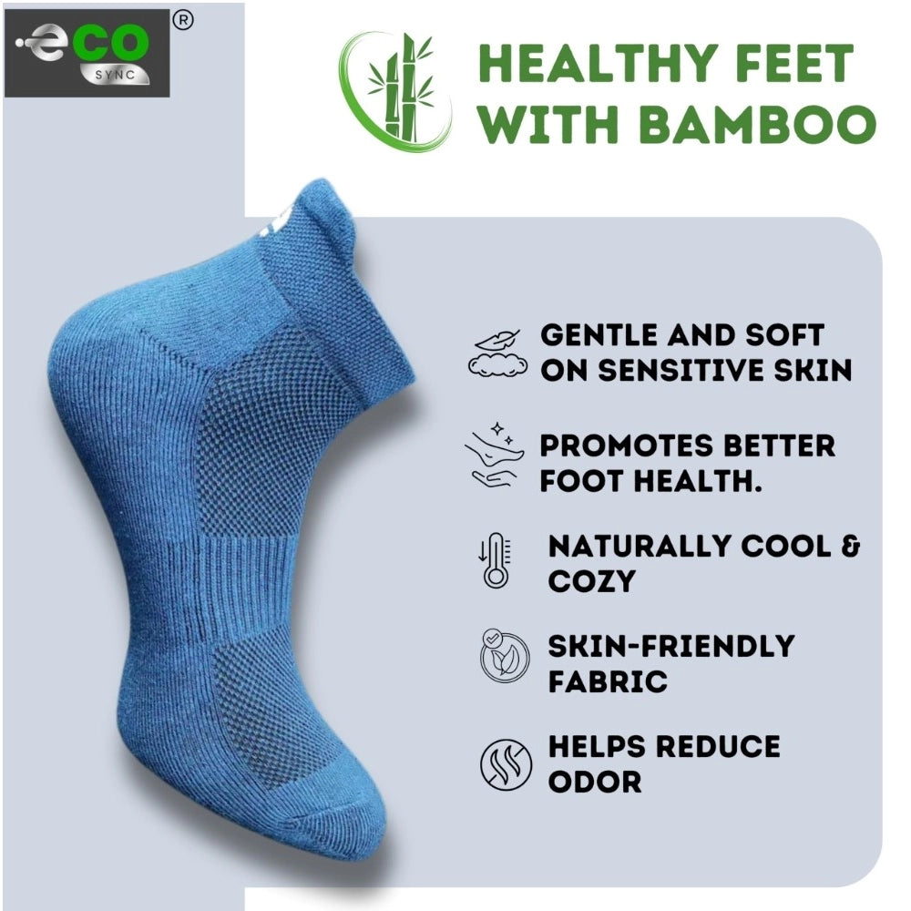 Amfyn  4_Pair Set Unisex Casual Cotton Printed Ankle Length Socks (Multicolor)