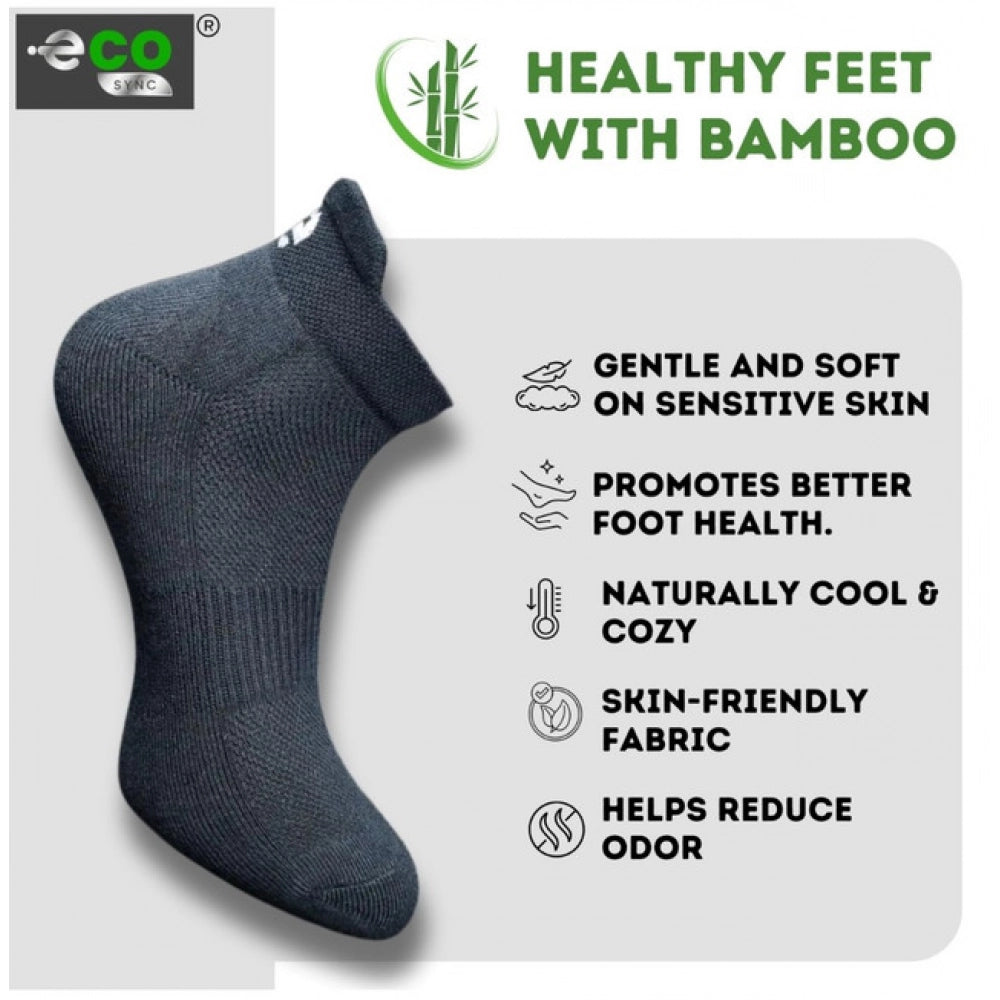 Amfyn  4_Pair Set Unisex Casual Cotton Printed Ankle Length Socks (Multicolor)