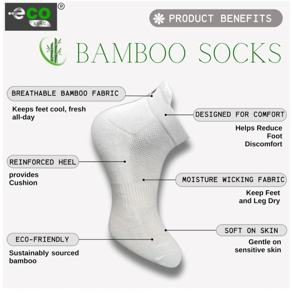 Amfyn  4_Pair Set Unisex Casual Cotton Printed Ankle Length Socks (Multicolor)