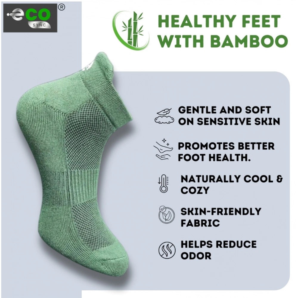 Amfyn  4_Pair Set Unisex Casual Cotton Printed Ankle Length Socks (Multicolor)