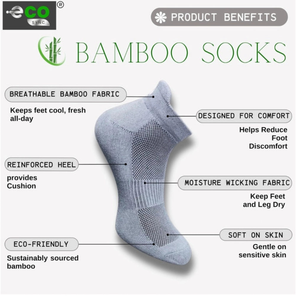 Amfyn  4_Pair Set Unisex Casual Cotton Printed Ankle Length Socks (Multicolor)