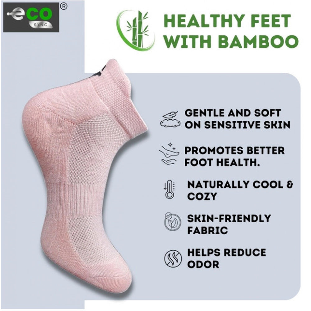 Amfyn  4_Pair Set Unisex Casual Cotton Printed Ankle Length Socks (Multicolor)