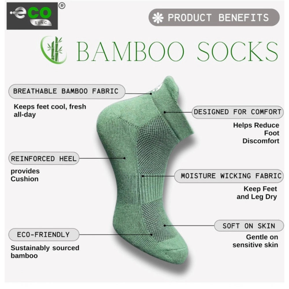 Amfyn  4_Pair Set Unisex Casual Cotton Printed Ankle Length Socks (Multicolor)