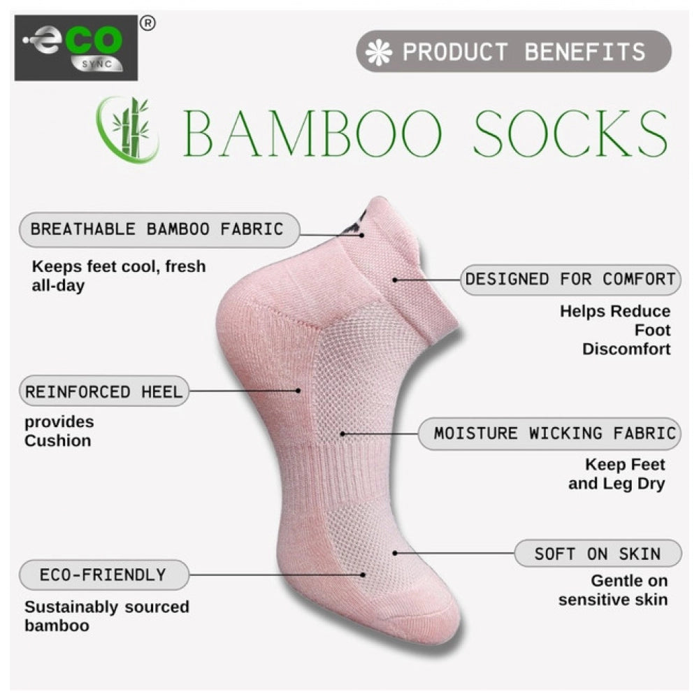 Amfyn  4_Pair Set Unisex Casual Cotton Printed Ankle Length Socks (Multicolor)