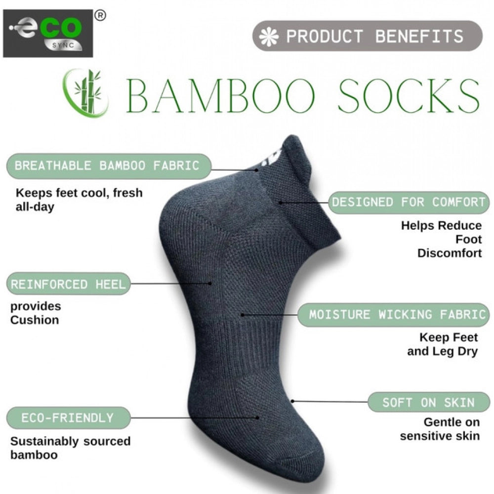 Amfyn  4_Pair Set Unisex Casual Cotton Printed Ankle Length Socks (Multicolor)