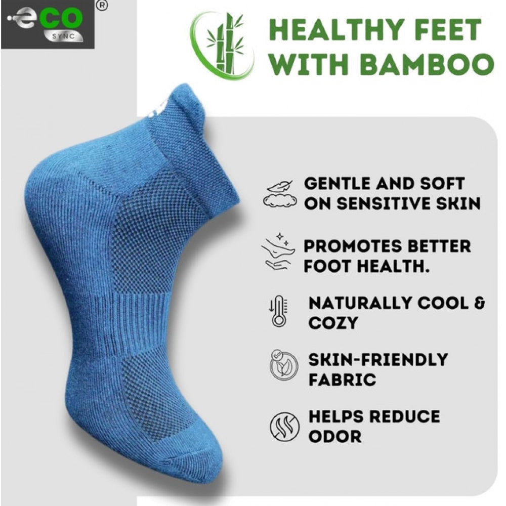 Amfyn  4_Pair Set Unisex Casual Cotton Printed Ankle Length Socks (Multicolor)