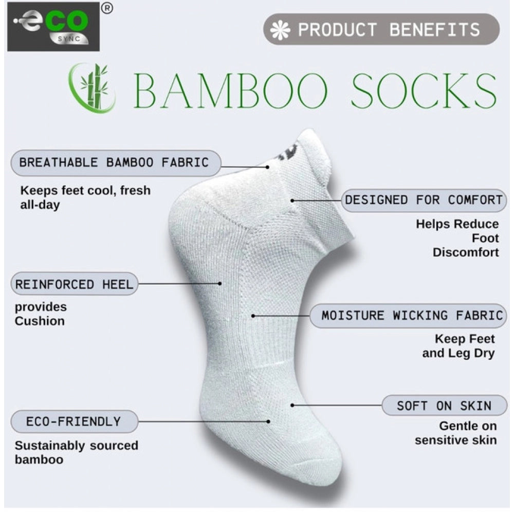 Amfyn  4_Pair Set Unisex Casual Cotton Printed Ankle Length Socks (Multicolor)