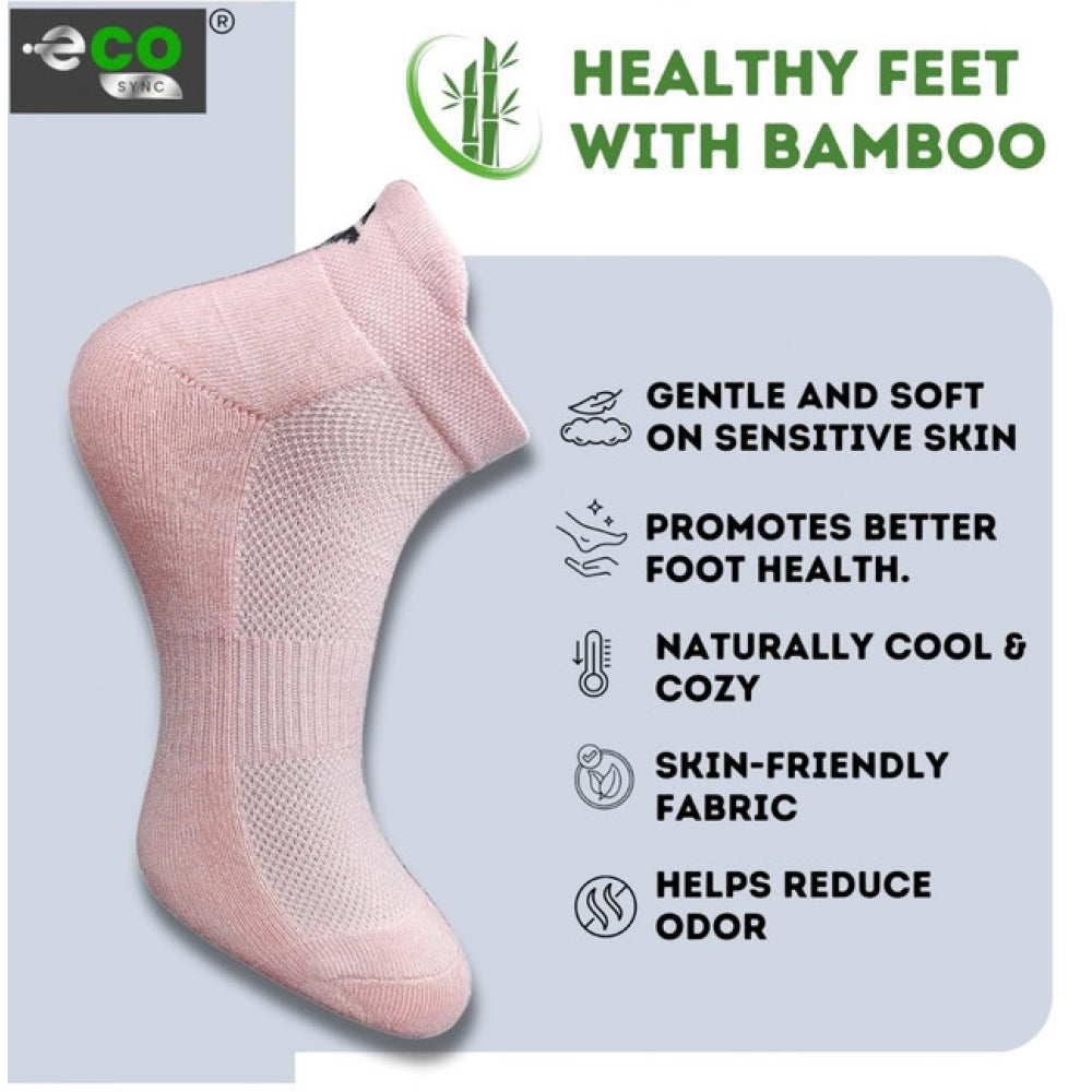 Amfyn  4_Pair Set Unisex Casual Cotton Printed Ankle Length Socks (Multicolor)