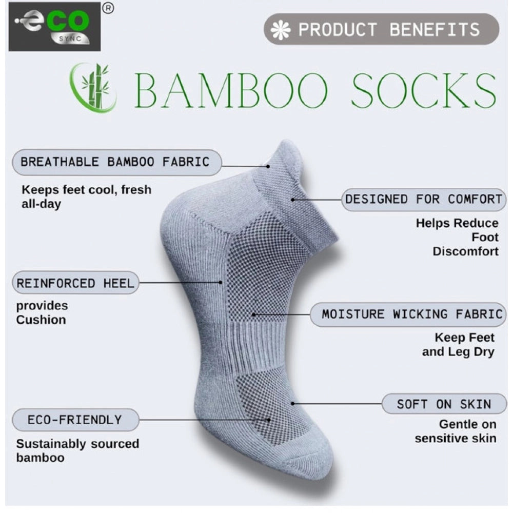 Amfyn  4_Pair Set Unisex Casual Cotton Printed Ankle Length Socks (Multicolor)