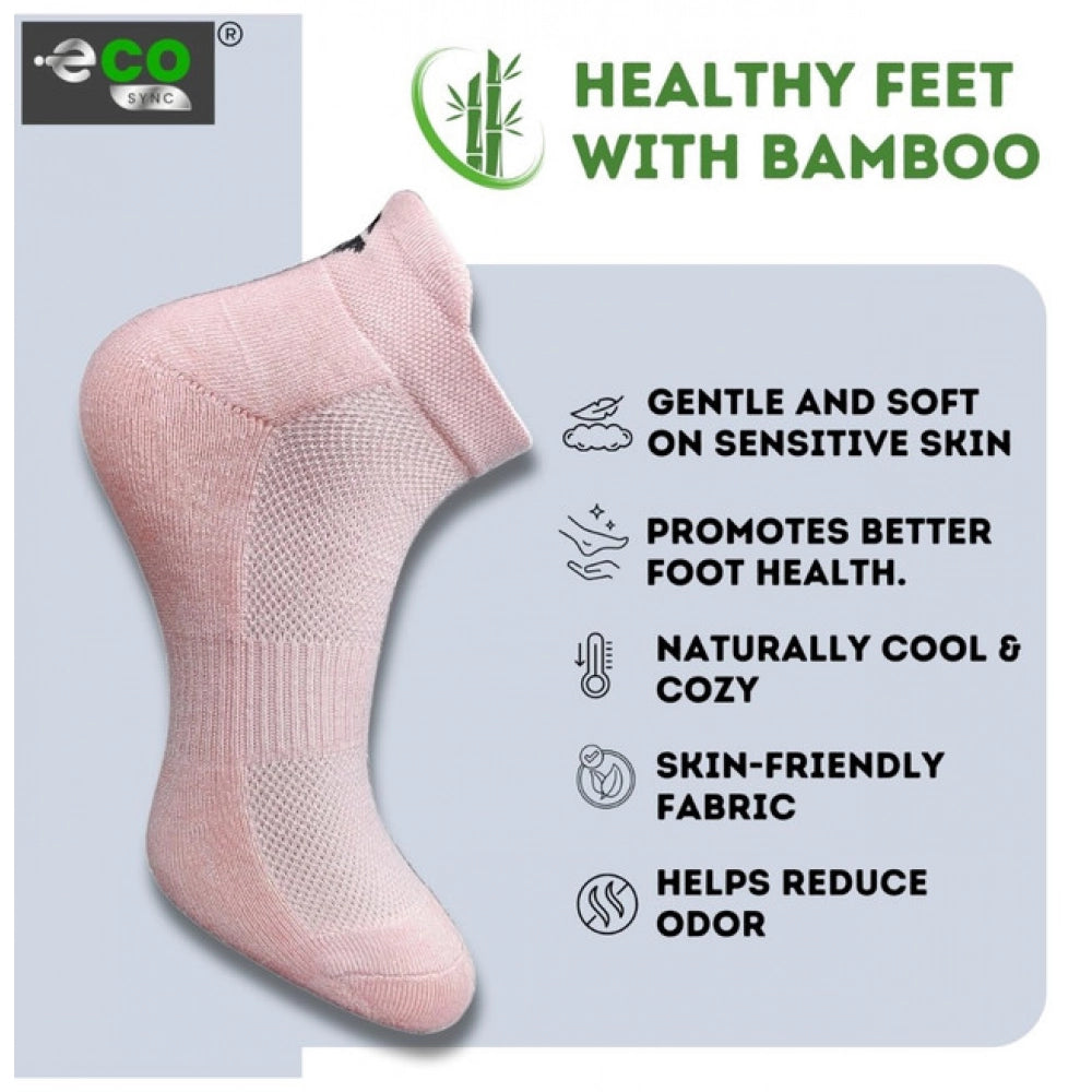 Amfyn  4_Pair Set Unisex Casual Cotton Printed Ankle Length Socks (Multicolor)