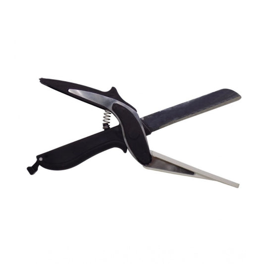 Amfyn Pack of 3_ 2-in-1 Clever Cutter – Food Chopper Slicer Dicer Vegetable Fruit Cutter (Color: Assorted )