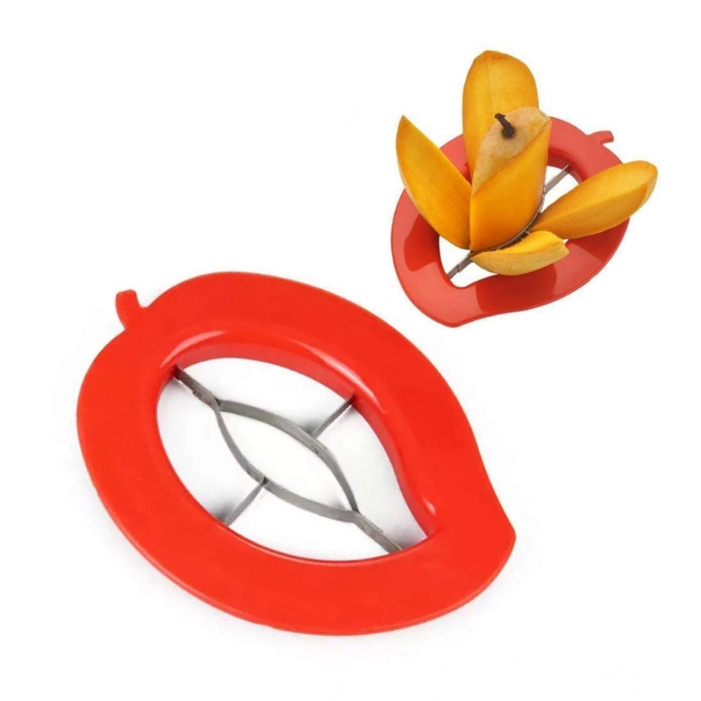 Amfyn Pack of 5_Mango Cutter And Slicer Tool – with Stainless Steel Blades (Color: Assorted )