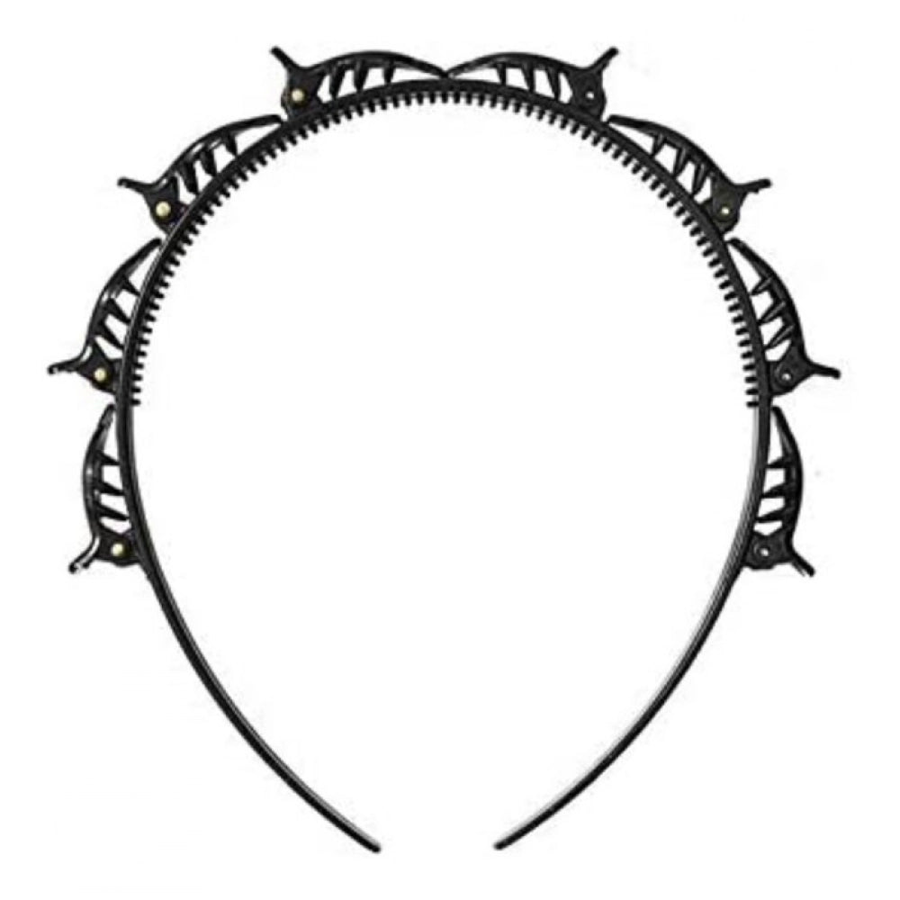 Amfyn Pack Of 3_Hair Clips for Girls And Ladies – Stylish Accessories (Color: Black)