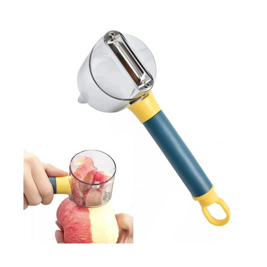Amfyn Pack Of 3_Multi Functional Storage for Fruit and Vegetable Peeler with Storage Container (Color: Assorted )