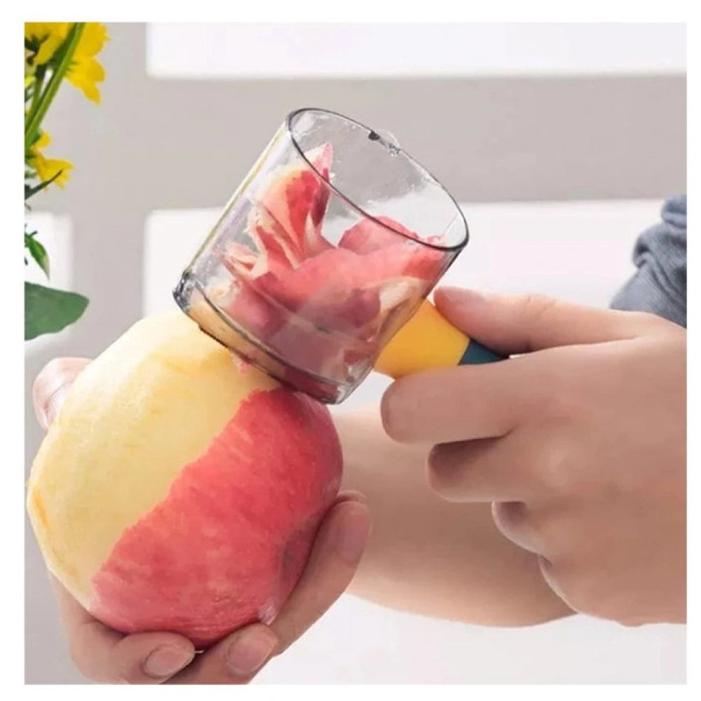 Amfyn Pack Of 3_Multi Functional Storage for Fruit and Vegetable Peeler with Storage Container (Color: Assorted )