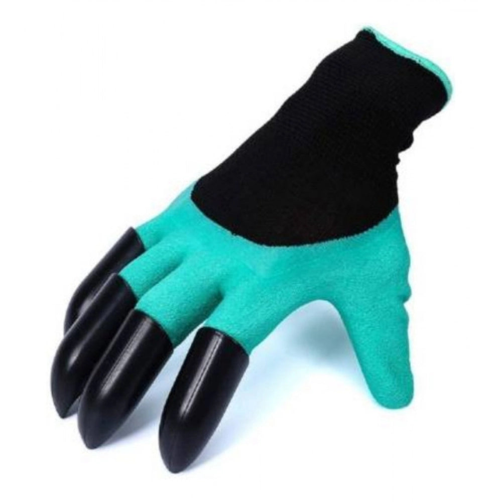 Amfyn Pack Of 2_Heavy Duty Garden And Farming Gloves – Durable Protective Gloves (Color: Assorted )